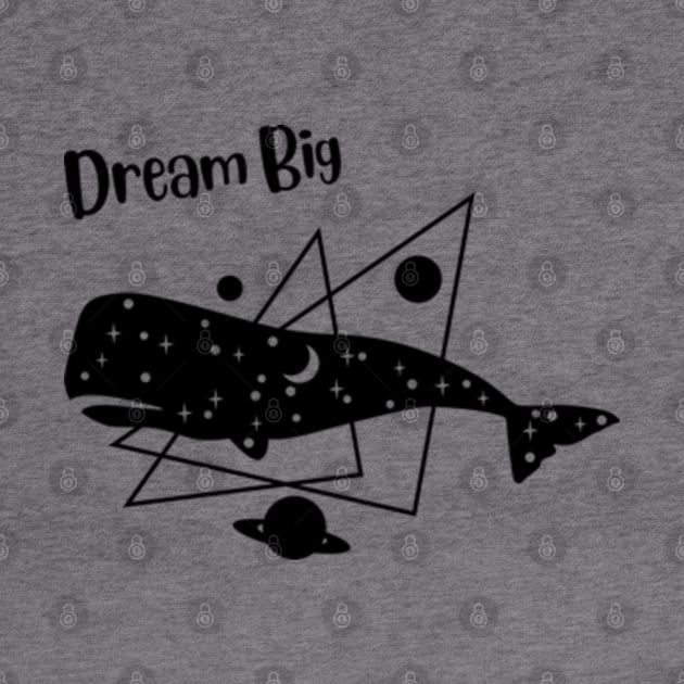 Dream Big Celestial Sperm Whale by WebStarCreative